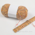 OEM ODM %80 Polyester %20 Akrilik Halka Bükülmüş Melanj İplik Ham